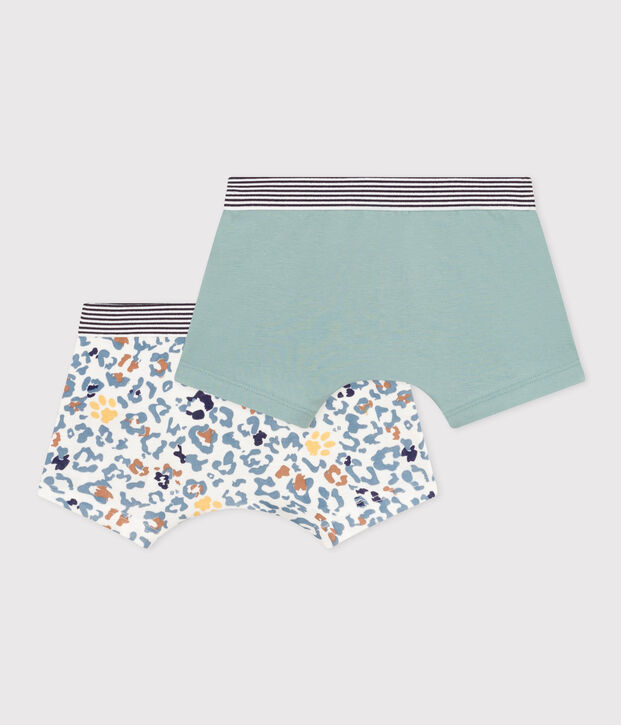 Boys' Cotton Boxer Shorts - 2-Pack multicolor