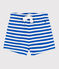 Babies stripy cotton shorts PORCELANA blue/MARSHMALLOW