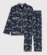 Boys' Paris print cotton pyjamas