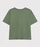 Women's Boxy Cotton T-Shirt CROCO green
