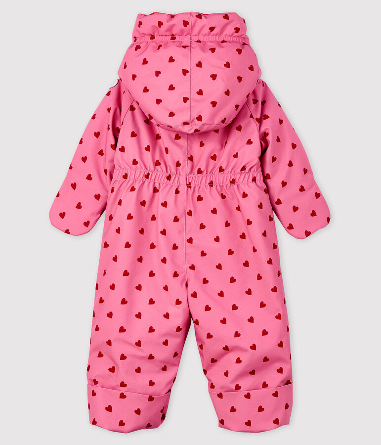 Baby girl's snowsuit CHEEK pink/TERKUIT red