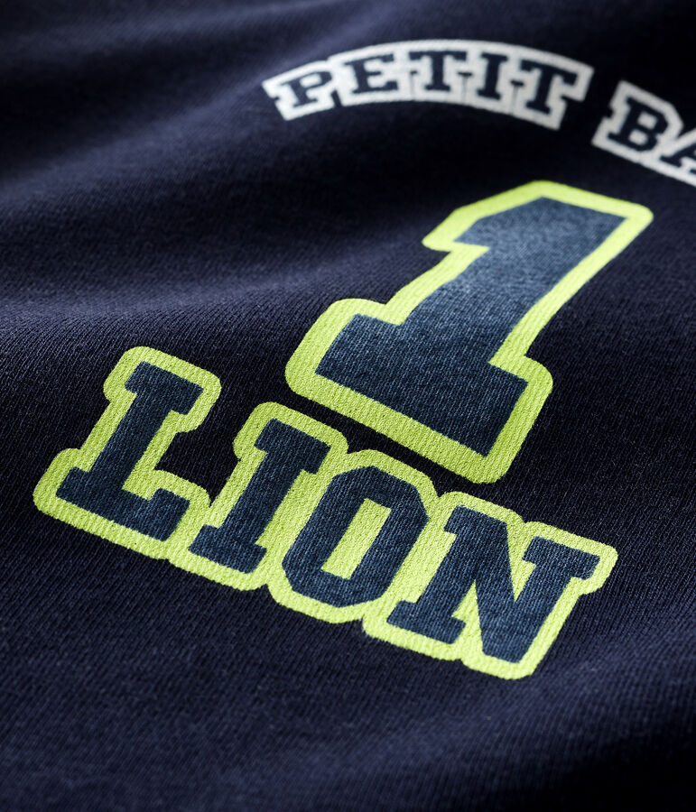 Short-sleeved T-shirt for baby boys SMOKING blue