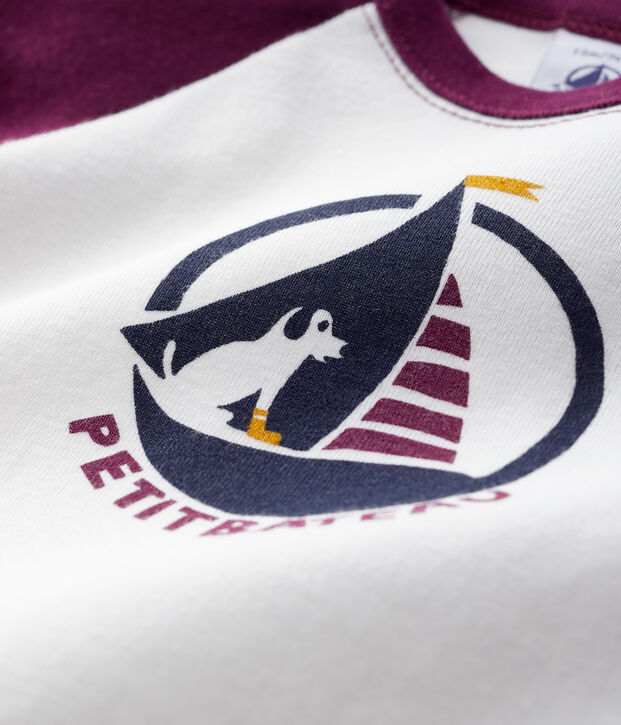 Baby boy's t-shirt white/real