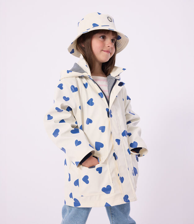 Children's iconic raincoat blue/blue