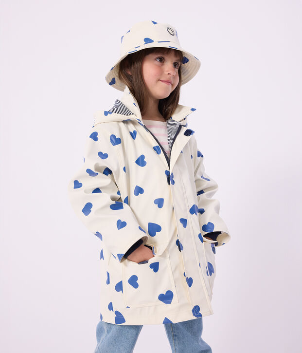 Children's iconic raincoat blue/blue