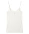 Women's light cotton camisole top Lait white