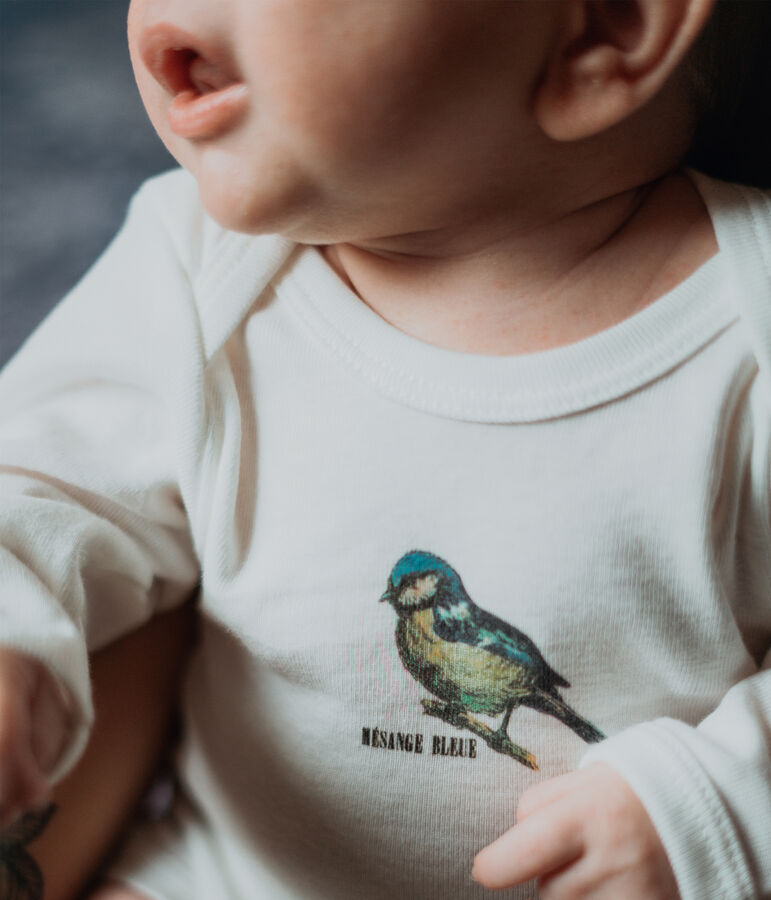 Petit Bateau x Deyrolle Baby Boys' Long-Sleeved Bodysuit - 3-Piece Set multicolor