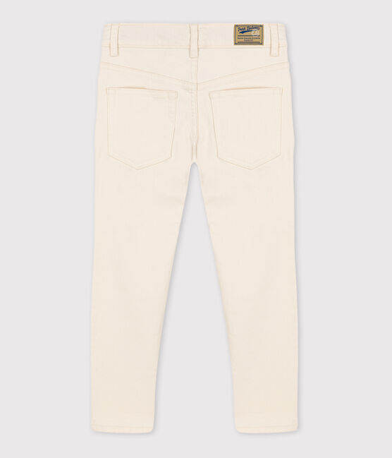 Boys' Denim Trousers AVALANCHE Ecru
