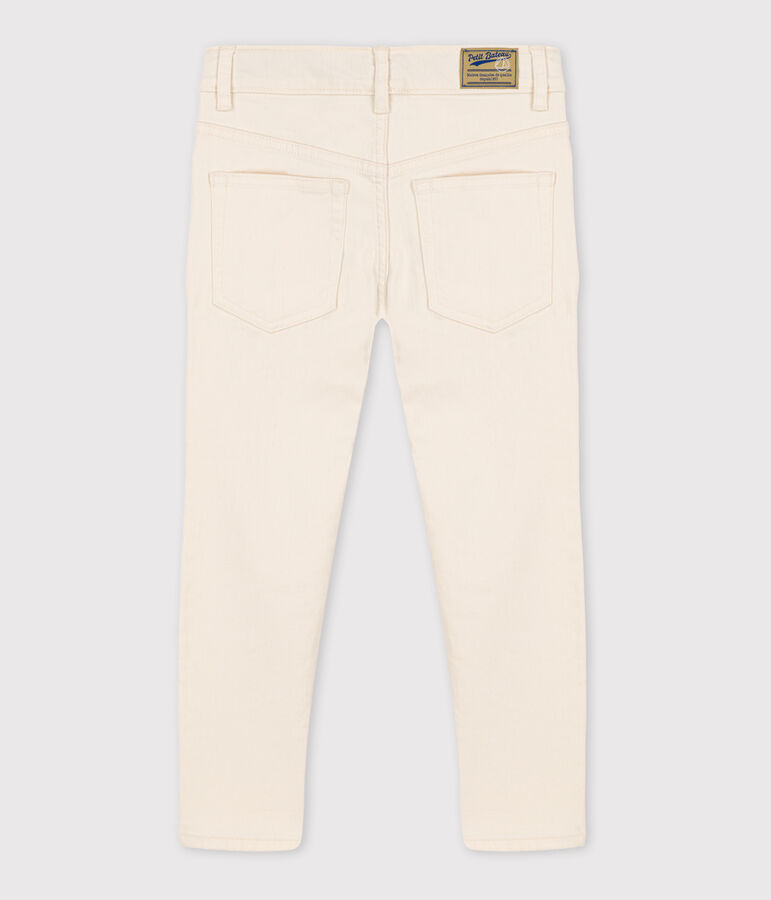 Boys' Denim Trousers Ecru