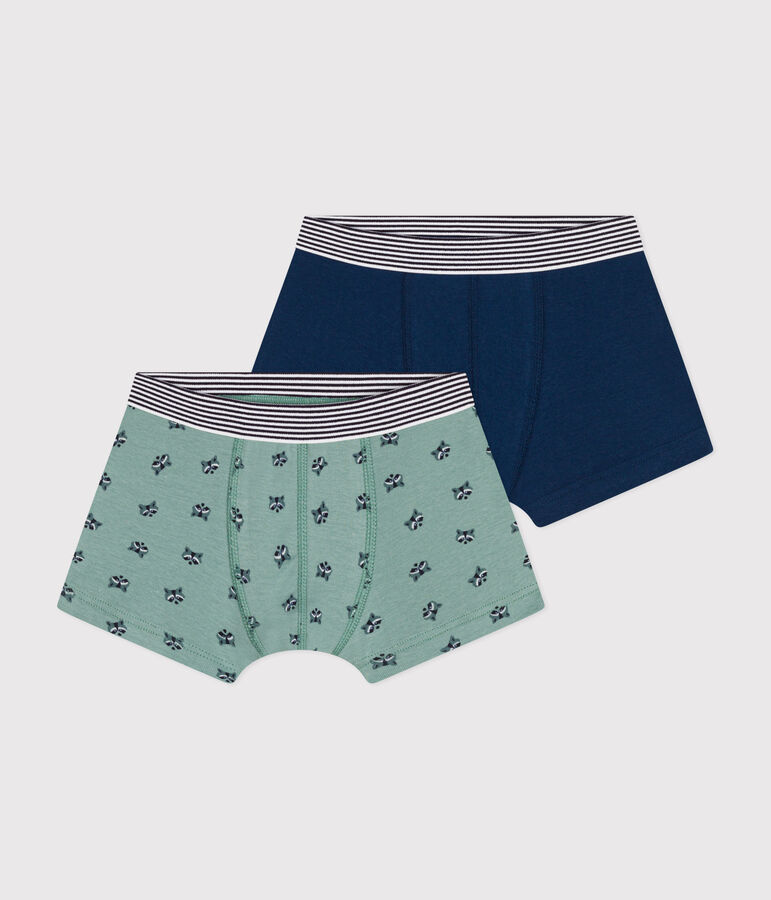 Children's cotton boxers - 2-pack multicolor