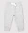 Babies' Unisex Fleece Trousers POUSSIERE CHINE grey