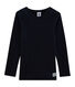 Children's Long-Sleeved T-shirt in Cotton/Wool/Silk