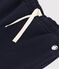 Girls' fleece jogging bottoms SMOKING blue
