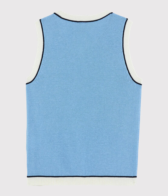 Boys' Cotton Jersey Tank Top POUSSIERE CHINE grey