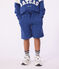 Children's Bermuda shorts in plain cotton CREPUSCULE blue