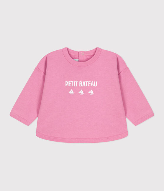 Babies' Petit Bateau vintage motif cotton sweatshirt BOUDOIR