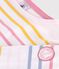 Children's cotton Breton top white/multicolor