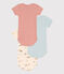Short-Sleeved Animal Themed Cotton Bodysuits - 3-Pack variante 1