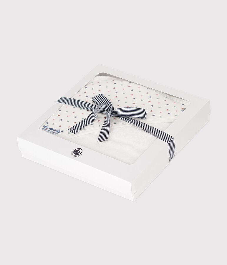 Cotton bath square MARSHMALLOW white/MULTICO white