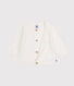 Babies' Openwork Knitted Cotton Cardigan