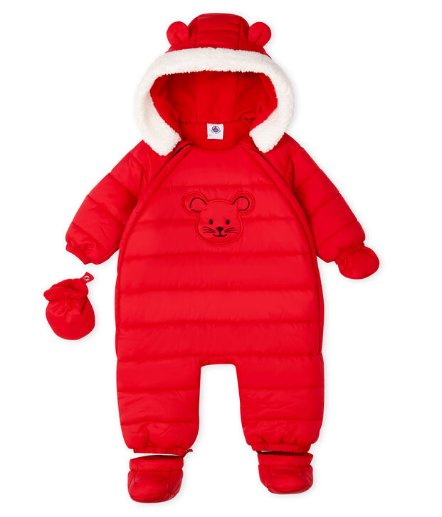 Unisex Babies' Snowsuit red