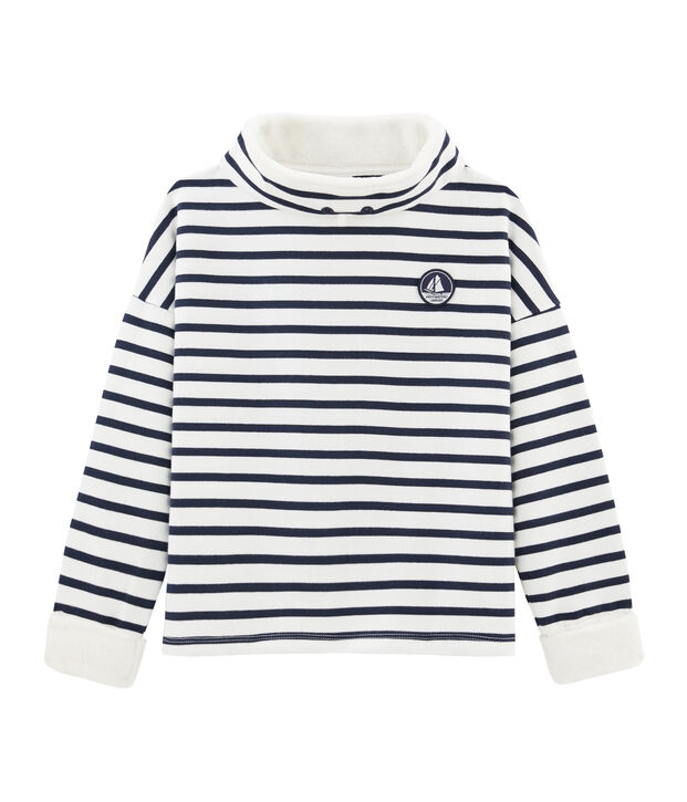 Boy's Sweatshirt white/blue