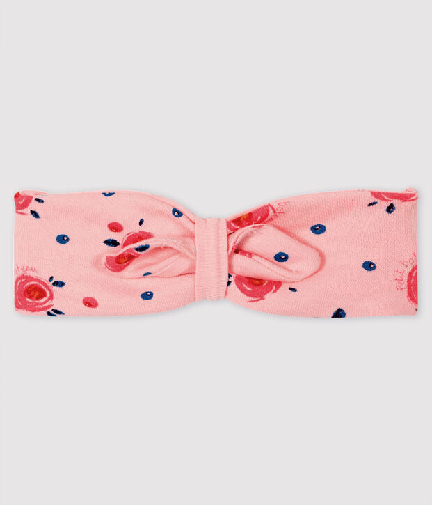 Baby girl's bow headband pink/multicolor