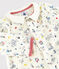 Baby Boys' Velour Sleepsuit MARSHMALLOW white/MULTICO white