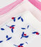 Babies' floral-print cotton socks - 3-Pack variante 1
