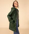Iconic Recycled Fabric and Organic Cotton Raincoat AVORIAZ green