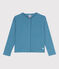 Girls' Cotton Cardigan LAVIS blue