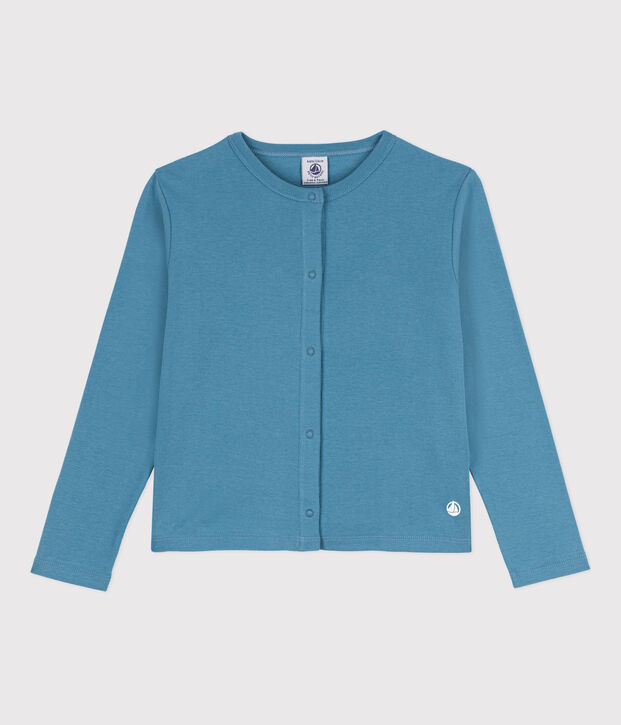 Girls' Cotton Cardigan blue