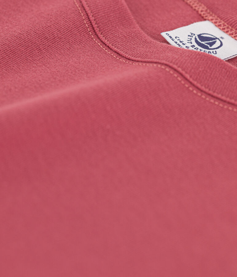 Women's Iconic Cotton Round Neck T-Shirt pink