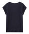 Women's iridescent linen short-sleeved t-shirt SMOKING blue/COPPER pink
