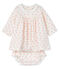 Baby girls' clothing - 2-piece set MARSHMALLOW white/GRETEL pink
