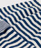 Babies' Stripy Tube Knit Trousers MEDIEVAL blue/MONTELIMAR