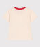 Children's short-sleeved printed cotton T-shirt AVALANCHE Ecru