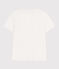 Women's Straight cotton T-Shirt MARSHMALLOW white