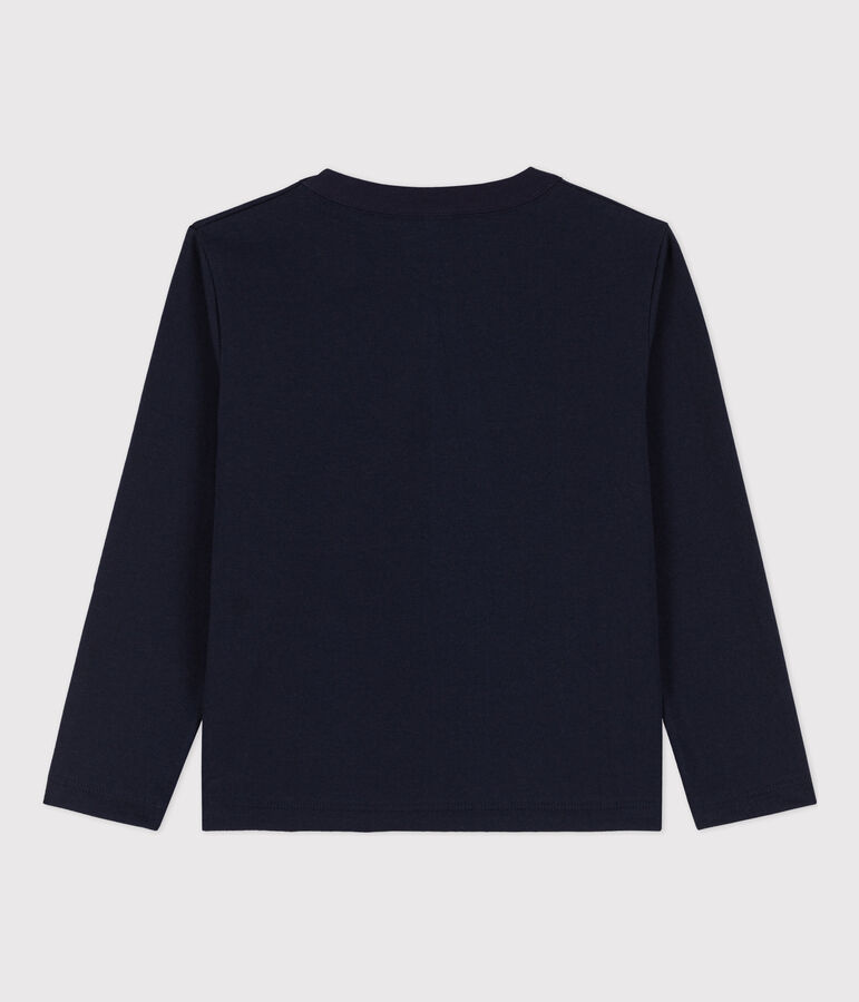 Boys' Long-Sleeved Print T-shirt blue