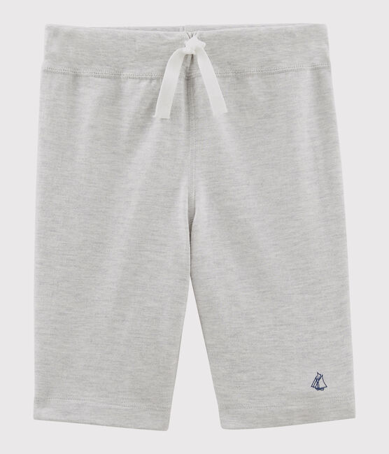 Boys' Mid Jersey Bermuda Shorts POUSSIERE CHINE grey