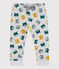 Babies' Fleece Trousers BELUGA grey/MULTICO white