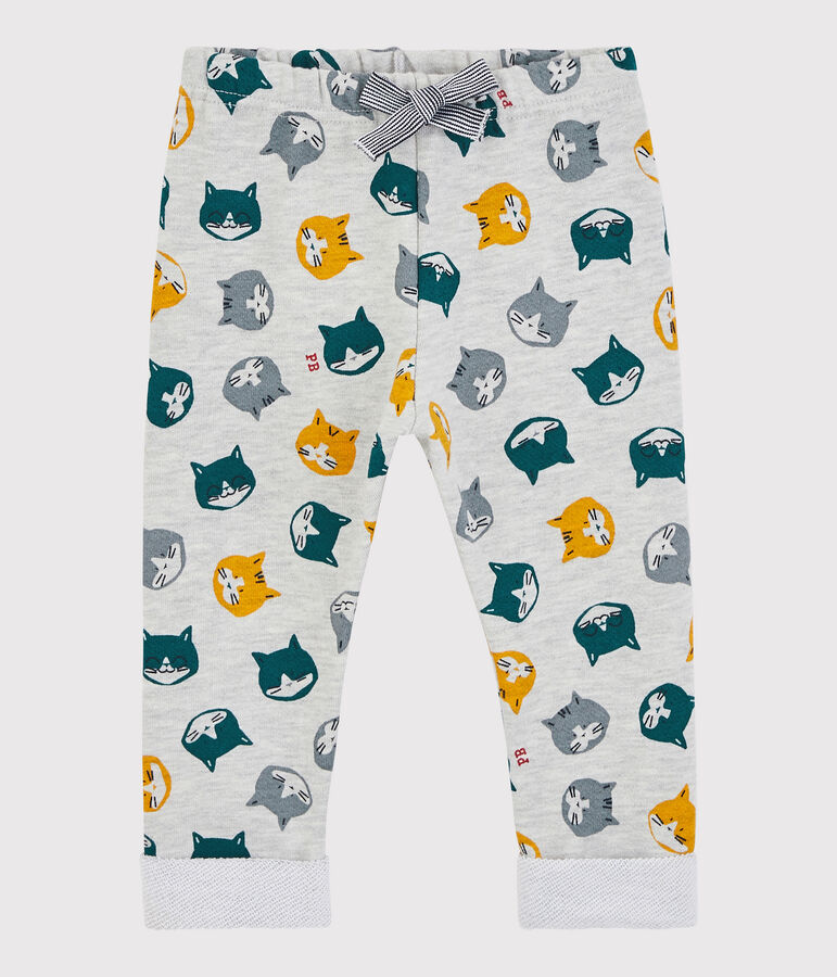 Babies' Fleece Trousers grey/multicolor