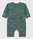 Babies' Patterned Fleece Jumpsuit