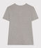 Women's Iconic Cocotte Stitch Cotton T-Shirt CHATON CHINE grey