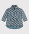 Girls' Patterned Mid Length Puffer Jacket ROVER /MULTICO