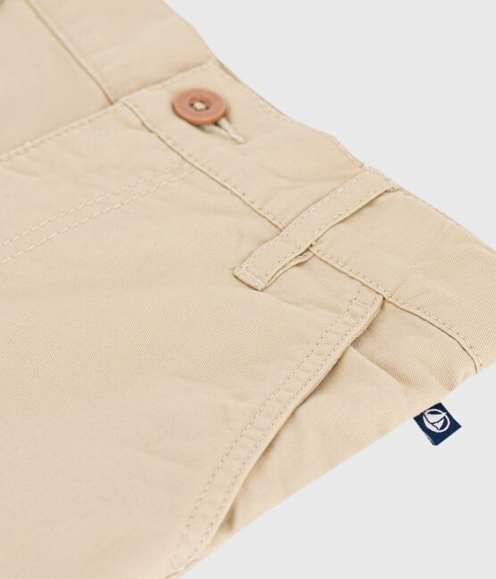 Children's cotton trousers SANDER beige