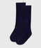 Babies' wool and cotton long socks. variante 1