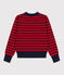 Women's' Cotton/Wool Breton Pullover TERKUIT red/SMOKING