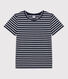 Women's Straight Round-Neck Cotton T-Shirt