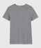 Women's Iconic V-Neck Striped Cotton T-Shirt SMOKING blue/MARSHMALLOW white